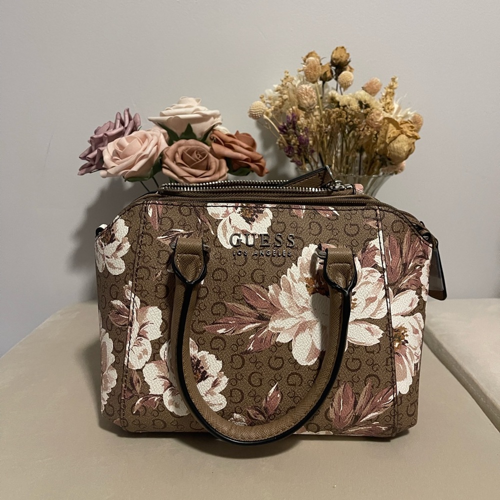 Guess Signature Floral Crossbody